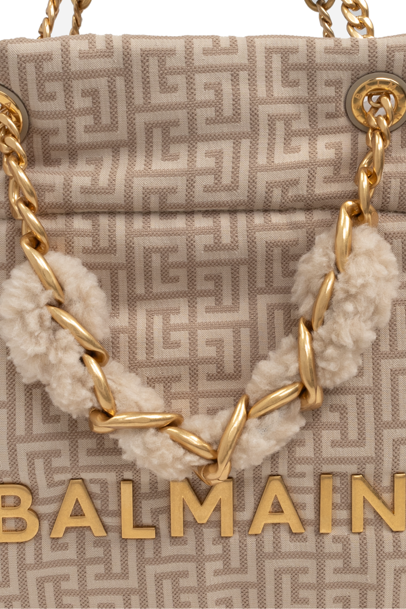 BALMAIN ロコフレトトッフハントルハック DN2FF827TNJS WIV Beige shopper type bag Balmain - Vitkac AS
